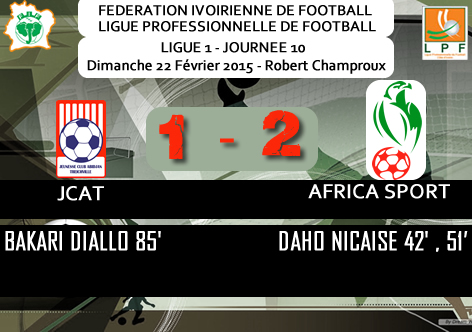 J.C.A.T. vs AFRICA SPORTS